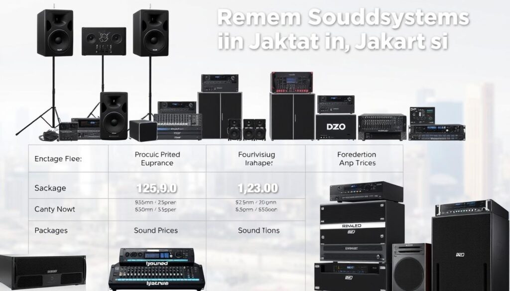 perbandingan harga sewa sound system jakarta
