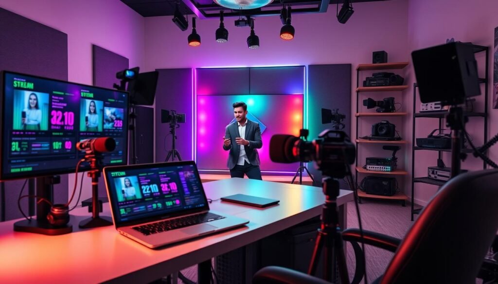 sewa studio live streaming