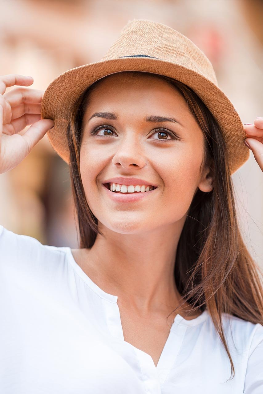 trendy beauty beautiful young woman adjusting her 2023 11 27 04 53 22 utc